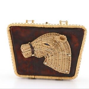 Unique Style Craft Woven Horse Clutch